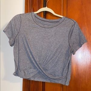 Lululemon cropped tshirt